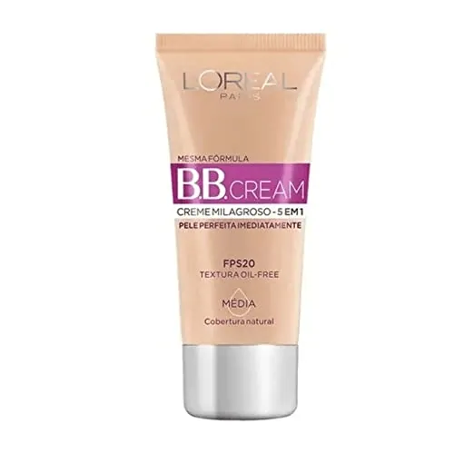 L’Oréal Paris Base BB Cream FPS 20 Dermo Expertise Cor Média, 30ml
