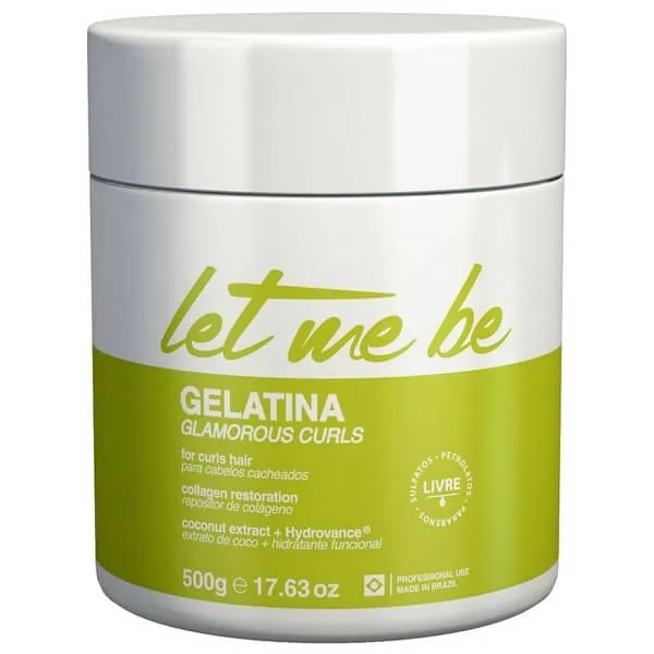 Gelatina para cabelo ondulado