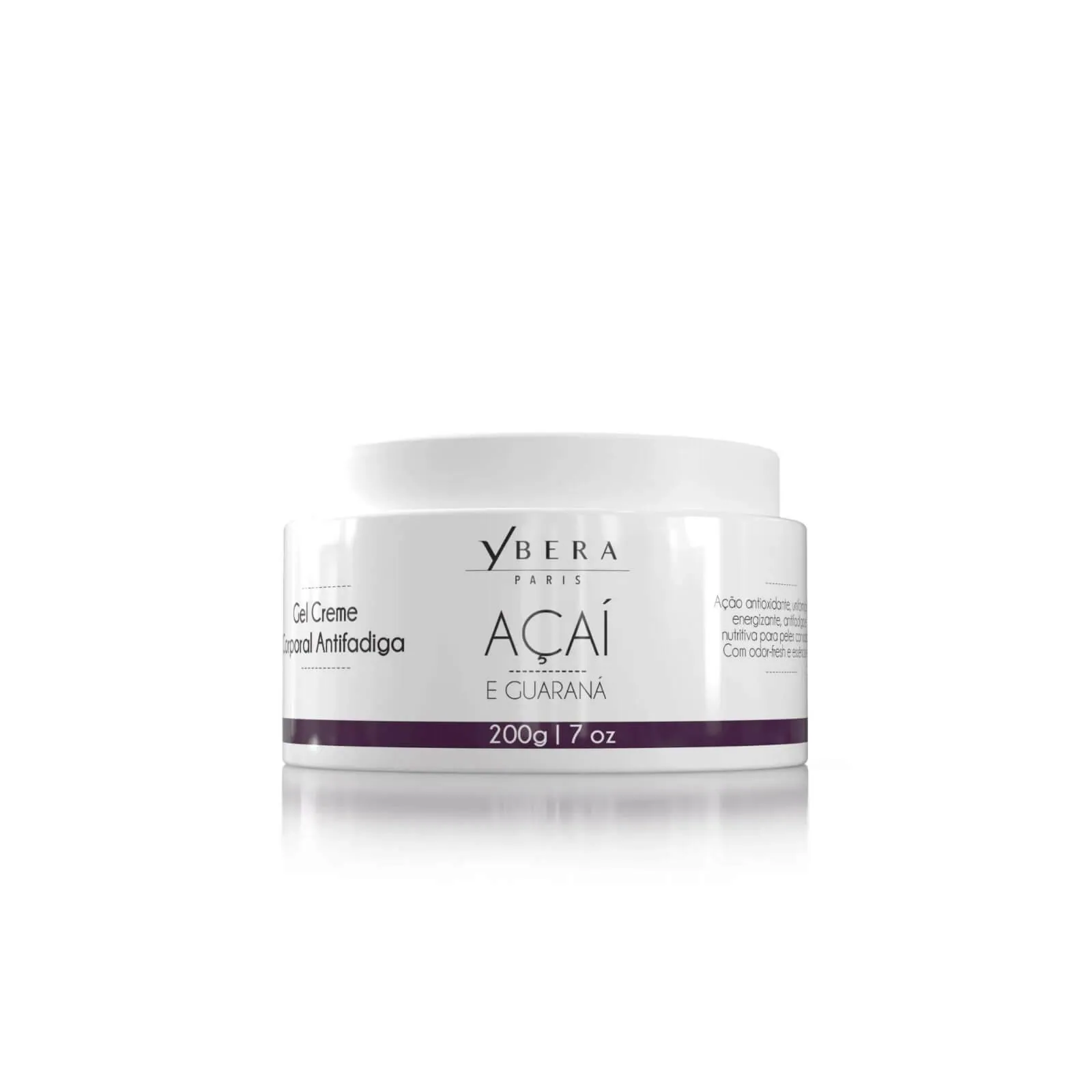 Gel Creme Antifadiga Açaí e Guaraná 200g – Ybera Paris