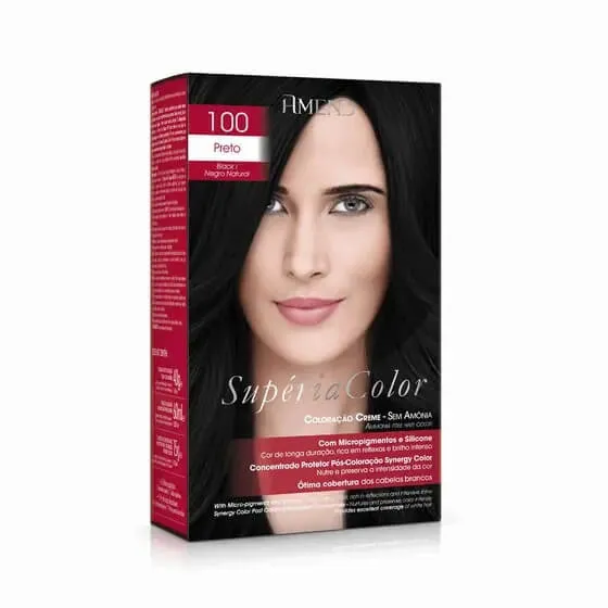 Tonalizante Superia Color 100 Preto – Amend
