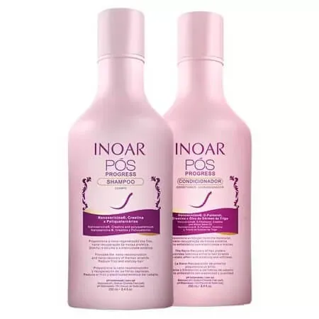Inoar Kit Duo Pós Progressiva Shampoo e Condicionador