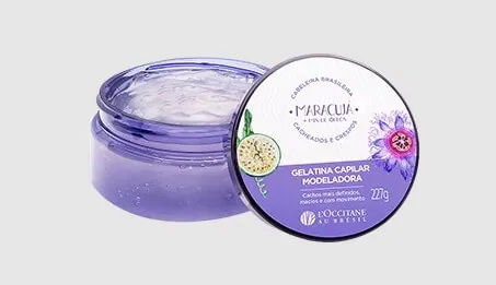 Gelatina para cabelo ondulado