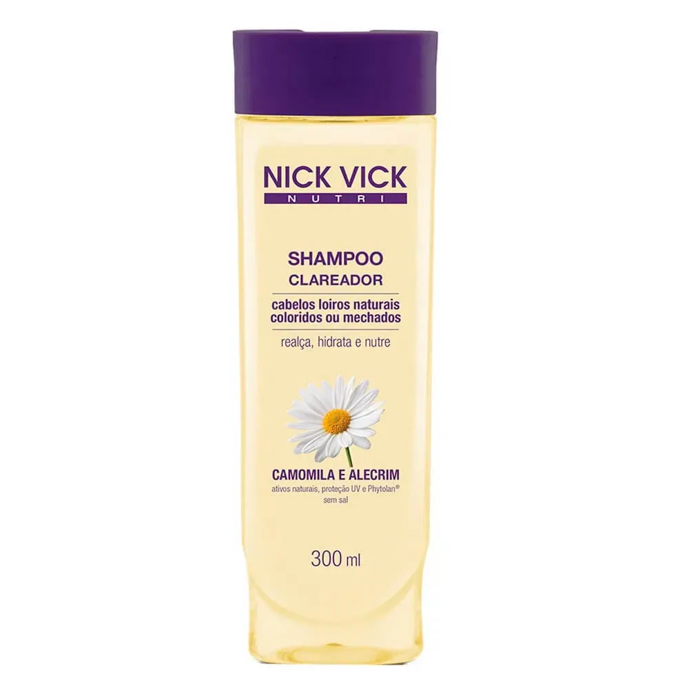 Shampoo Nutri-Hair Clareador – Nick & Vick