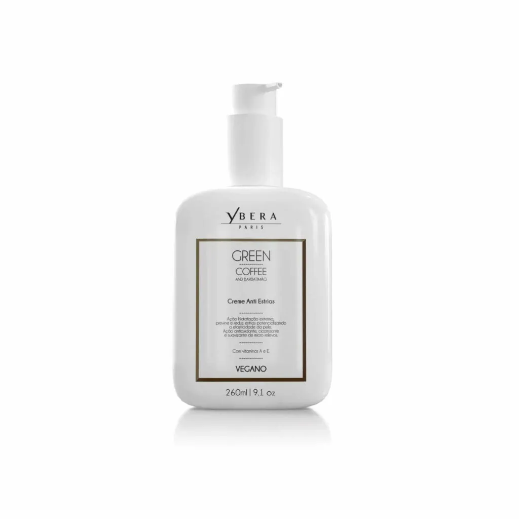 Creme Cicatrizante de Estrias Green Coffee 260ml - Ybera Paris