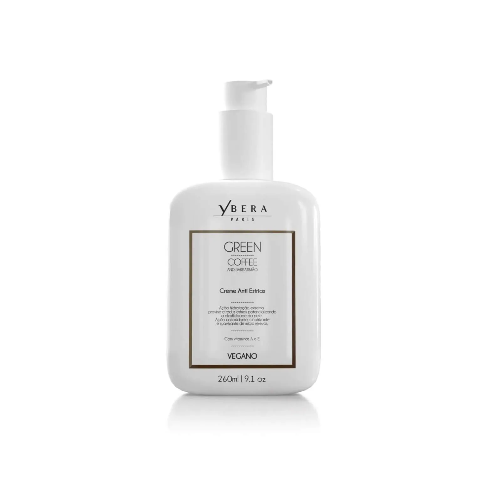 Creme Cicatrizante de Estrias Green Coffee 260ml – Ybera Paris