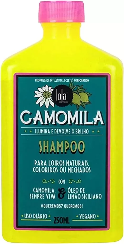 melhor shampoo de camomila