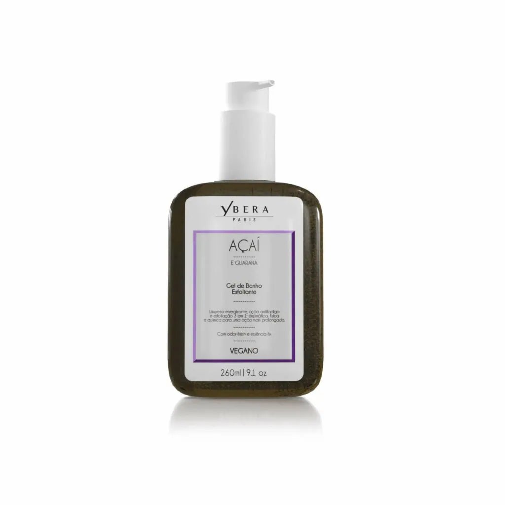 Gel de Banho Esfoliante Açaí e Guaraná 260ml - Ybera Paris