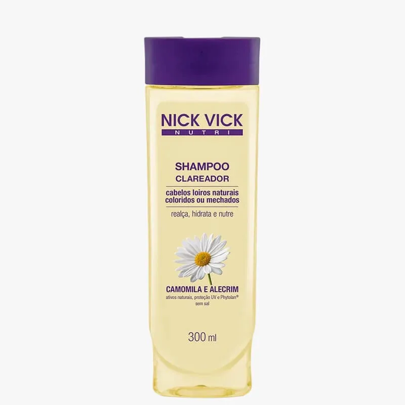 Shampoo Clareador – Nick & Vick Nutri-Hair