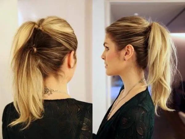 rabo de cavalo duplo
