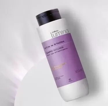 Shampoo Matizador para Cabelos Loiros e Grisalhos Lumina – Natura