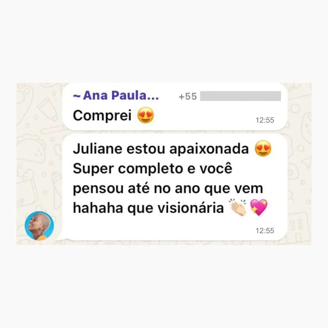 Depoimento Figurinhas da Ju