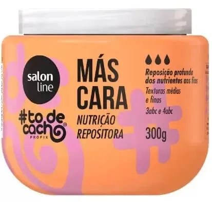 Máscara #todecacho Nutrição Repositora – Salon Line