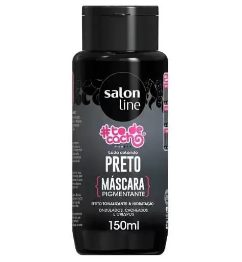 Máscara Pigmentante #todecacho Preto – Salon Line