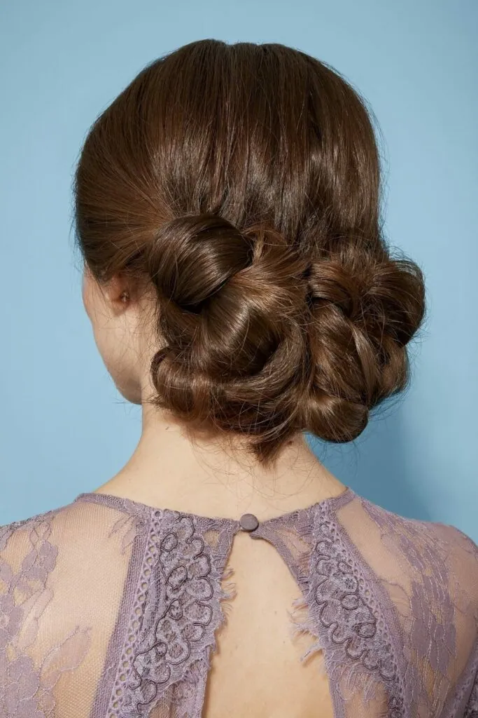penteado fácil com tranças