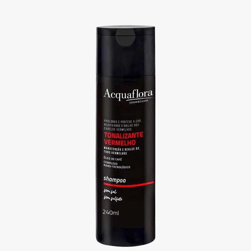 Shampoo Tonalizante Vermelho – Acquaflora
