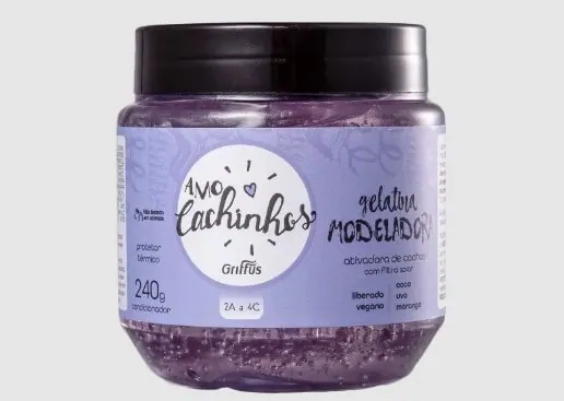 Gelatina para cabelo ondulado